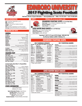 2017 Lock Haven FB Game Notes Layout 1