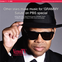 'GRAMMY Salute' on PBS Special