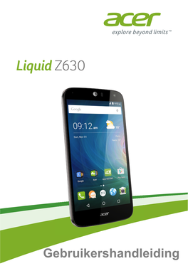 Acer Liquid Z630 Handleiding