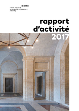 Rapport D'activité 2017