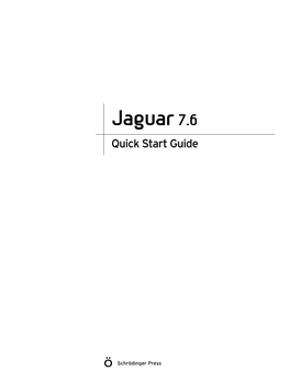 Jaguar Quick Start Guide