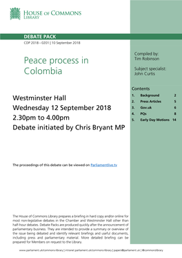 Peace Process in Colombia 3