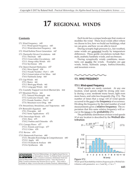 17 Regional Winds