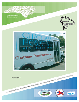 Chatham Transit Network and North Carolina Department of Transportation, Public Transportation Division