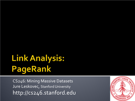 Stochastic Adjacency Matrix M