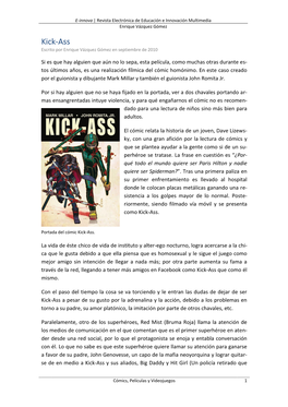 Crítica De Kick-Ass