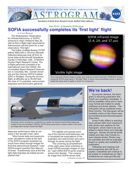 SOFIA Successfully Completes