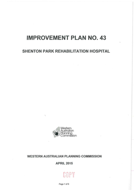 Shenton Park Rehabilitation Hospital