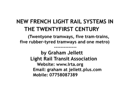 French Light Rail