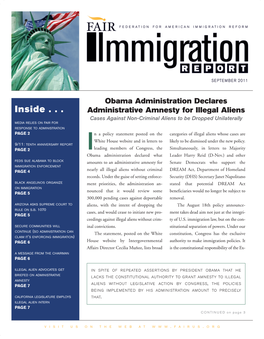 Immigration Report 9/1/11 12:51 PM Page 1