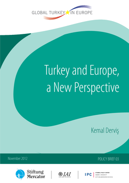 Turkey and Europe, a New Perspective