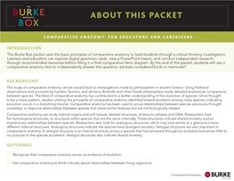 Comparative Anatomy: for Educators and Caregivers