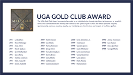UGA Gold Club Award