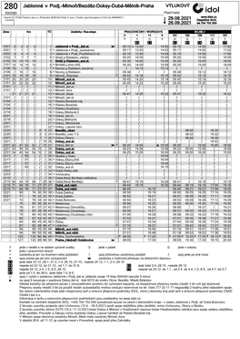 500280 Platí/Valid Dopravci/ ČSAD Česká Lípa A.S.,Rotavská 2656/2B,Praha 5, Prov