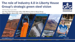 The Role of Industry 4.0 in Liberty House Group's Strategic Green Steel