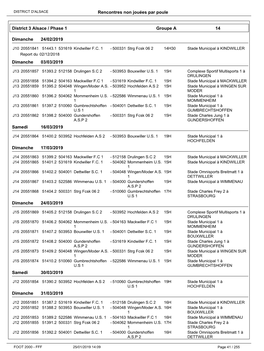 2018-19.Calendrier Retour District 3 Seniors M