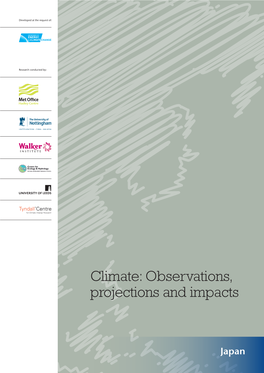 Climate: Observations, Projections and Impacts