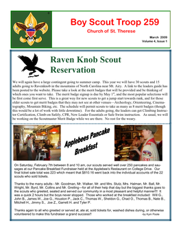 Boy Scout Troop 259 Raven Knob Scout Reservation