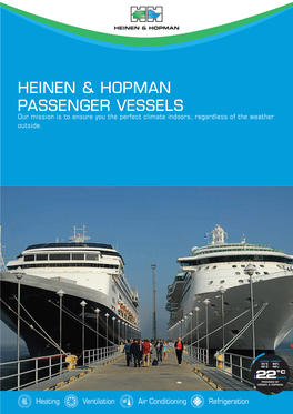Heinen & Hopman Passenger Vessels