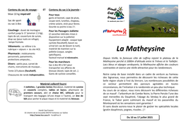 La Matheysine Pharmacie : Médicaments Spécifiques), Personnels, Pansements, Fauteuil Manuel Si Nécessaire