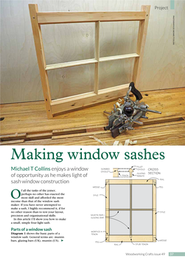 Making Window Sashes