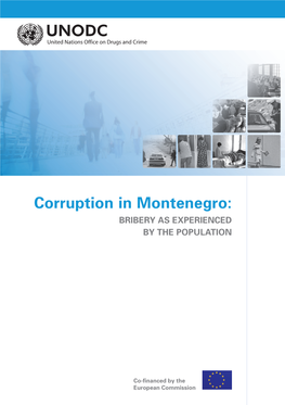 Corruption in Montenegro: BRIBERY AS EXPERIENCED by the POPULATION