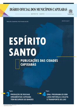 Espírito Santo Publicações Das Cidades Capixabas