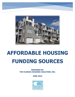 Affordable Housing Funding Sources