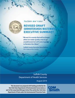 Revised Draft Subwatersheds Wastewater Plan Executive Summary