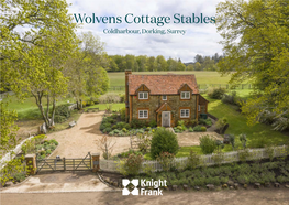 Wolvens Cottage Stables Coldharbour, Dorking, Surrey