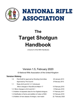 Target Shotgun Handbook