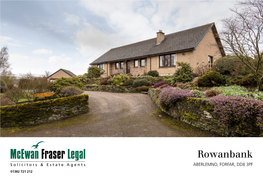 Rowanbank ABERLEMNO, FORFAR, DD8 3PF 01382 721 212 Aberlemno FORFAR, DD8 3PF