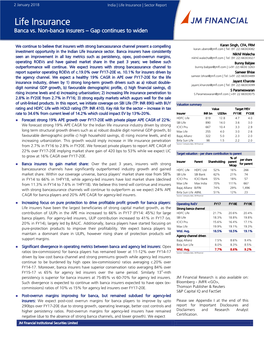 Life Insurance | Sector Report