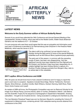 African Butterfly News!