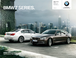 BMW 7 SERIES. Bmw.Ca Driving Experience.®