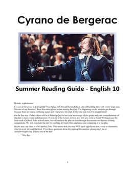 Cyrano De Bergerac