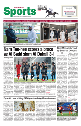 Nam Tae-Hee Scores a Brace As Al Sadd Slam Al Duhail