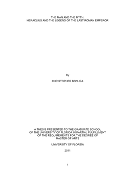 University of Florida Thesis Or Dissertation Formatting