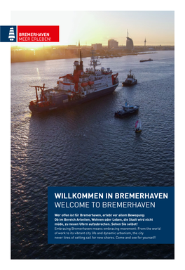 Willkommen in Bremerhaven Welcome to Bremerhaven