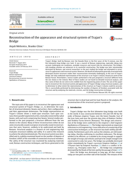 Reconstruction of the Appearance and Structural System of Trajan's Bridge