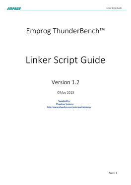 Linker Script Guide Emprog