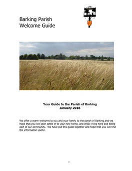 Barking Parish Welcome Guide