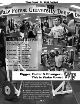 Individual Category Leaders Bench Press 460 Jon Abbate 455 Steve Vallos 455 Barrett Mcmillan Front Squat 462 Jon Abbate