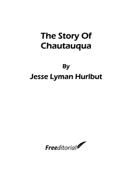 The Story of Chautauqua