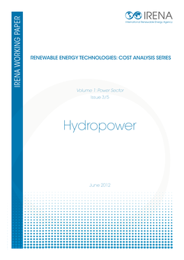 Renewable Energy Cost Analysis: Hydropower