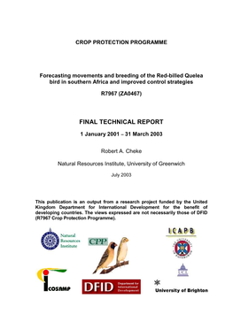 Crop Protection Programme