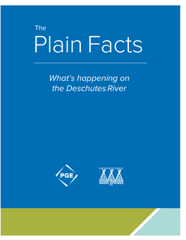 What's Happening on the Deschutes River