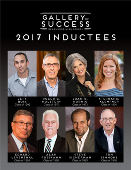 2017 Inductees