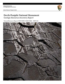 Devils Postpile National Monument Geologic Resources Inventory Report
