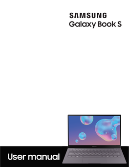 Samsung Galaxy Book S W767P User Manual